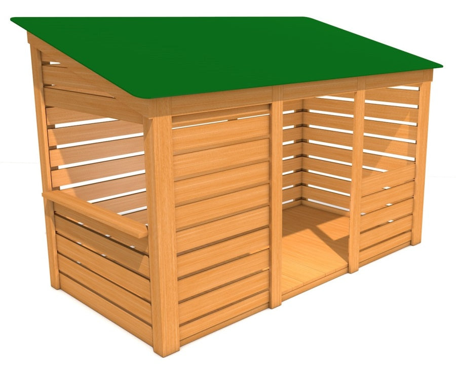 Monkey dětský domek - Sovička - Zelená