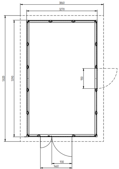 Zahradní domek HEROLD A3355 16,6 m2