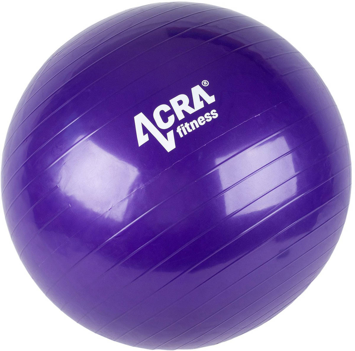 ACRA Míč gymnastický fialový 65cm fitness balon rehabilitační do 130kg
