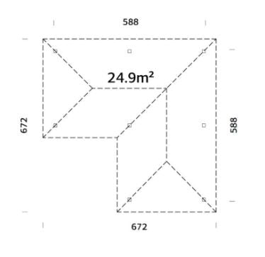 Altán Bianca 24,9 m2