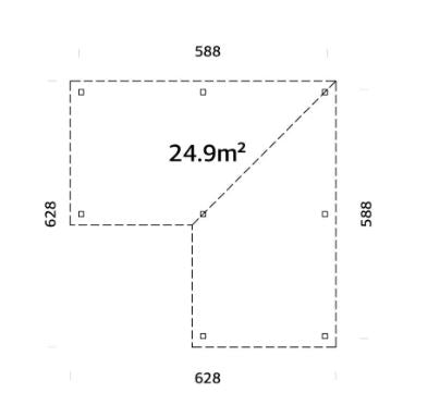 Altán Lenna 24,9 m2