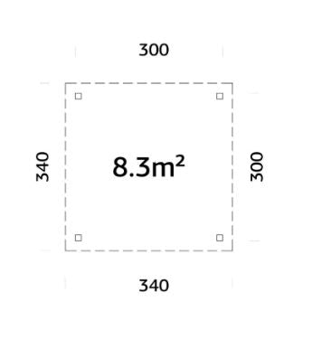 Altán Lenna 8,3 m2