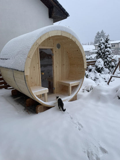 Barelová sauna Anita 1,3 + 0,7 m2 (bez kamen)