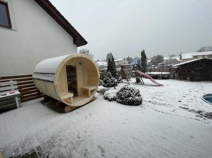 Barelová sauna Anita 1,3 + 0,7 m2 (bez kamen)