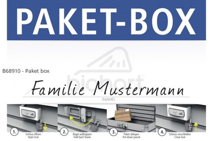 Biohort Box na balíky Paket-Box stříbrná metalíza
