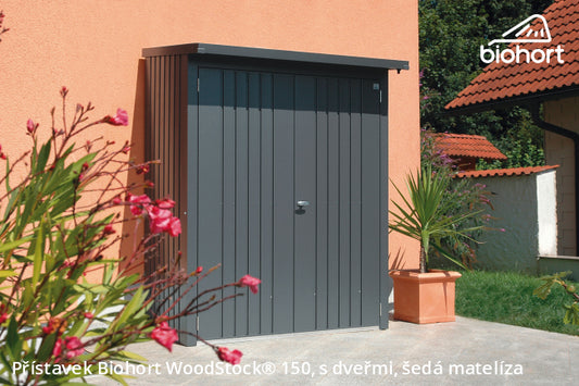 Biohort Dveřní set WoodStock® 150, tmavě šedá metalíza