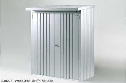 Biohort Dveřní set WoodStock® 230, šedý křemen metalíza