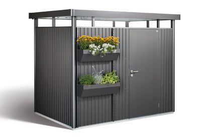 Biohort FloraBoard květinové truhlíky tmavě šedá metalíza (balení 2ks)