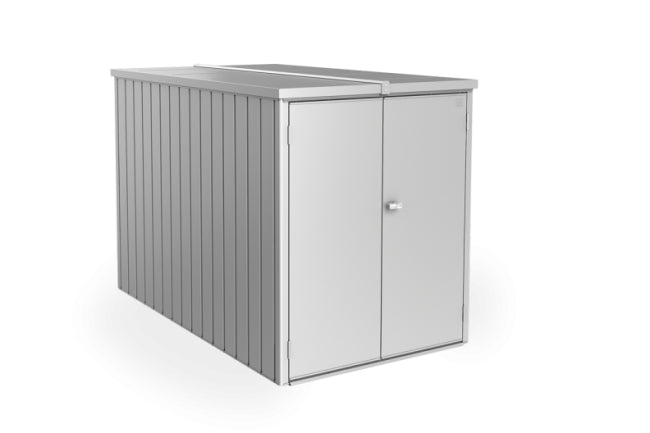 Biohort Minigaráž 122 x 203 x 145, stříbrná metalíza