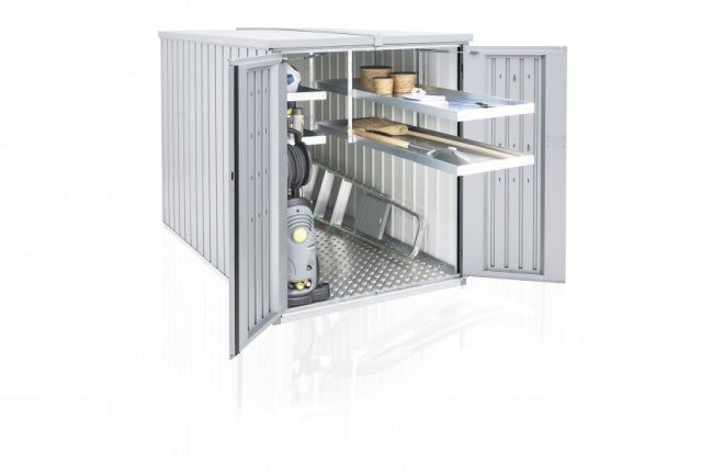 Biohort Minigaráž 122 x 203 x 145, tmavě šedá metalíza