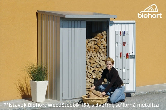 Biohort Přístavek WoodStock® 150, stříbrná metalíza
