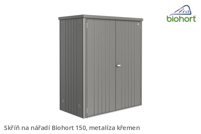 Biohort Skříň na nářadí 150, šedý křemen metalíza