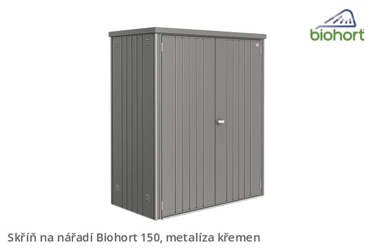 Biohort Skříň na nářadí 150, šedý křemen metalíza