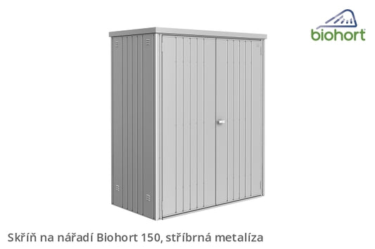 Biohort Skříň na nářadí 150, stříbrná metalíza