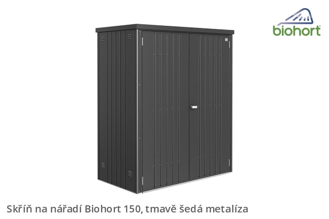 Biohort Skříň na nářadí 150, tmavě šedá metalíza
