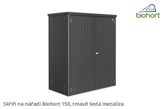 Biohort Skříň na nářadí 150, tmavě šedá metalíza