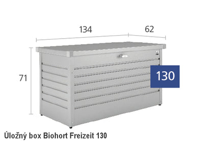 Biohort Úložný box FreizeitBox 130, bílá