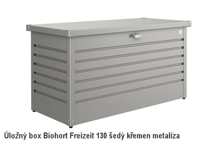 Biohort Úložný box FreizeitBox 130, šedý křemen metalíza