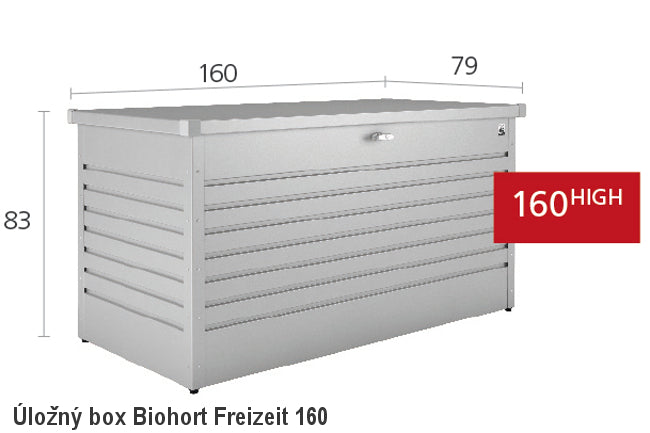 Biohort Úložný box FreizeitBox 160HIGH, bílá