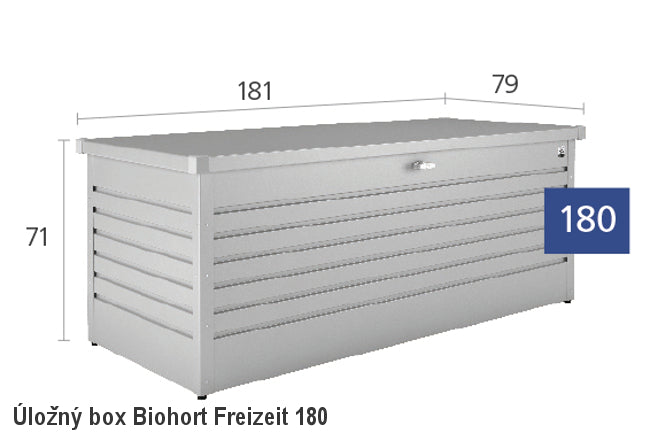 Biohort Úložný box FreizeitBox 180, bílá
