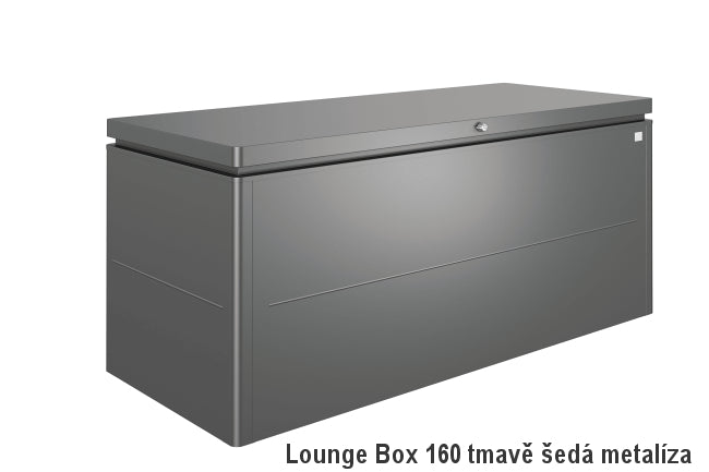 Biohort Úložný box LoungeBox® 160, tmavě šedá metalíza