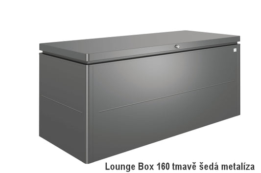 Biohort Úložný box LoungeBox® 160, tmavě šedá metalíza