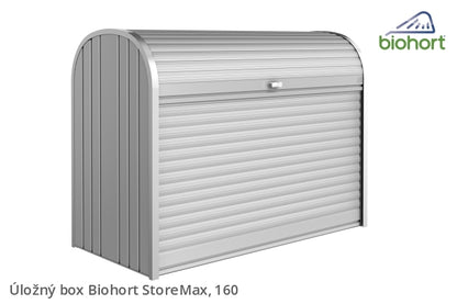 Biohort Úložný box StoreMax® 160, šedý křemen metalíza