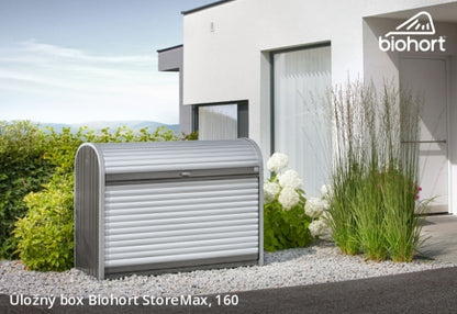 Biohort Úložný box StoreMax® 160, stříbrná metalíza