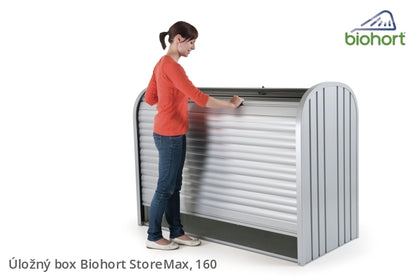 Biohort Úložný box StoreMax® 160, stříbrná metalíza