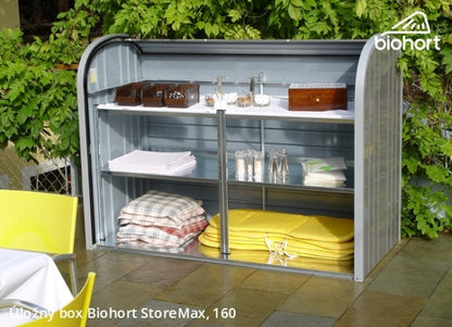 Biohort Úložný box StoreMax® 160, tmavě šedá metalíza