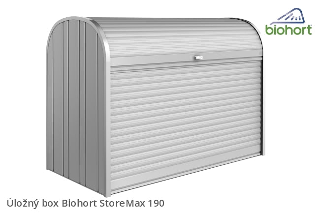 Biohort Úložný box StoreMax® 190, šedý křemen metalíza