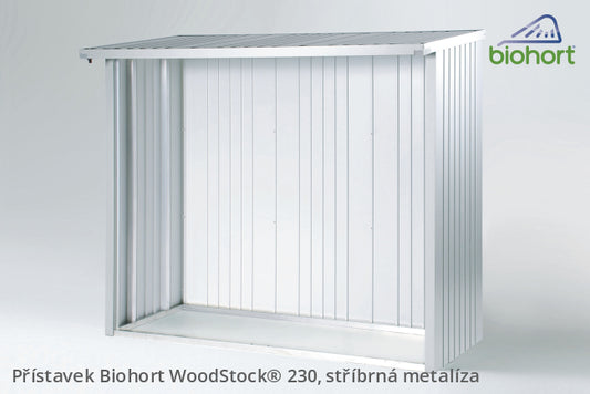 Biohort Zadní stěna WoodStock® 230, tmavě šedá metalíza