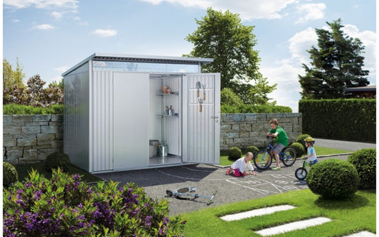 Biohort Zahradní domek AVANTGARDE A3, stříbrná metalíza