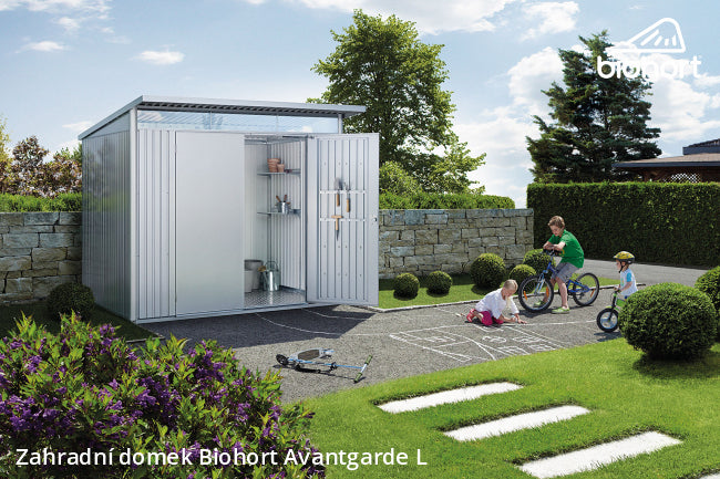 Biohort Zahradní domek AVANTGARDE A3, tmavě šedá metalíza