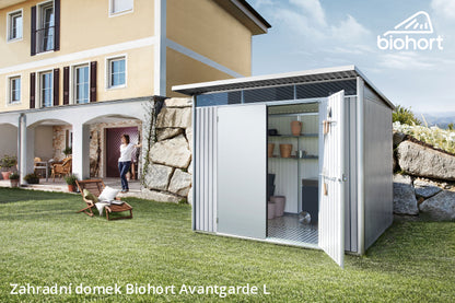 Biohort Zahradní domek AVANTGARDE A5, stříbrná metalíza