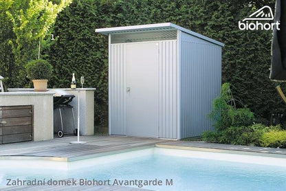 Biohort Zahradní domek AVANTGARDE A6, stříbrná metalíza