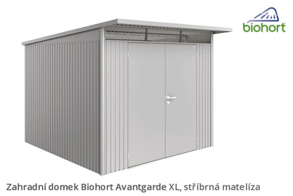 Biohort Zahradní domek AVANTGARDE A7, stříbrná metalíza