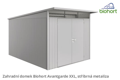 Biohort Zahradní domek AVANTGARDE A8, šedý křemen metalíza