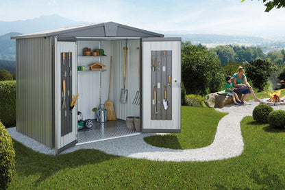 Biohort Zahradní domek EUROPA 3, stříbrná metalíza