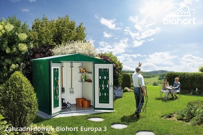 Biohort Zahradní domek EUROPA 3, tmavě šedá metalíza
