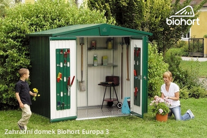 Biohort Zahradní domek EUROPA 3, tmavě šedá metalíza