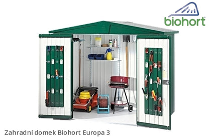 Biohort Zahradní domek EUROPA 3, tmavě zelená