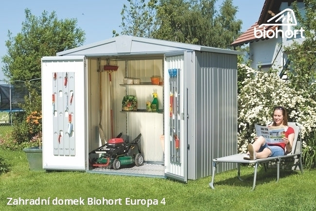 Biohort Zahradní domek EUROPA 4, tmavě šedá metalíza