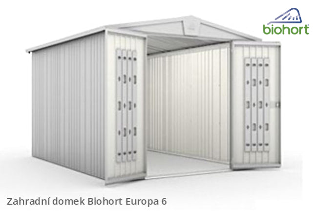 Biohort Zahradní domek EUROPA 6, tmavě šedá metalíza