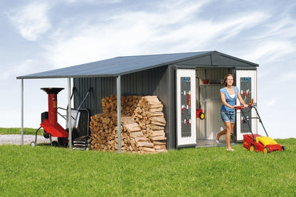 Biohort Zahradní domek EUROPA 7, šedý křemen metalíza