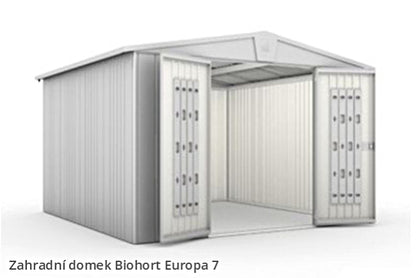 Biohort Zahradní domek EUROPA 7, tmavě zelená