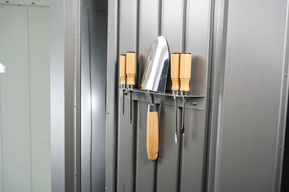 Biohort Zahradní domek HIGHLINE® H4, šedý křemen metalíza