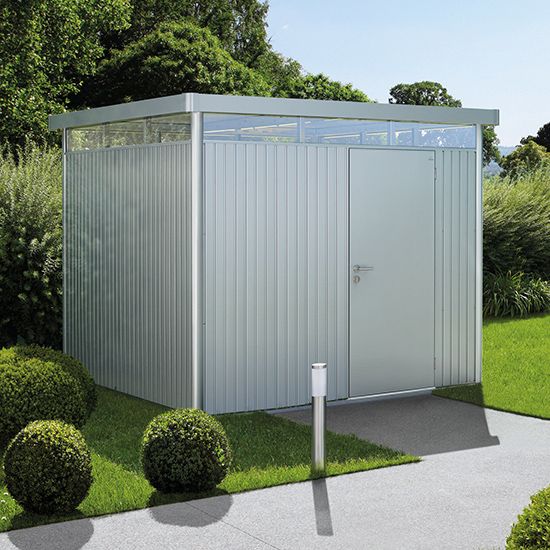Biohort Zahradní domek HIGHLINE® H6, stříbrná metalíza