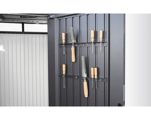Biohort Zahradní domek HIGHLINE® H6, stříbrná metalíza