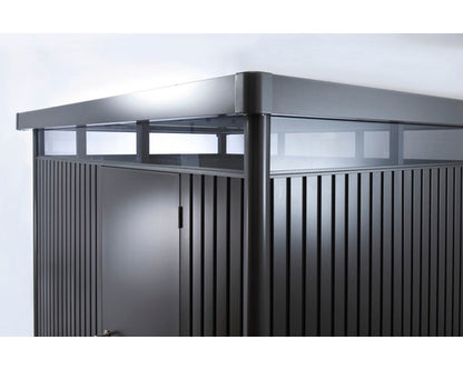 Biohort Zahradní domek HIGHLINE® H6, stříbrná metalíza